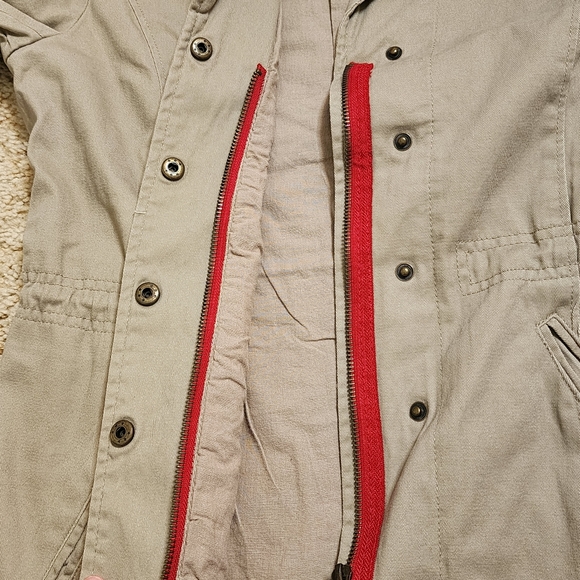 Cotton Jacket Olive&Oal beige vintage Y2k blazer - Picture 7 of 8